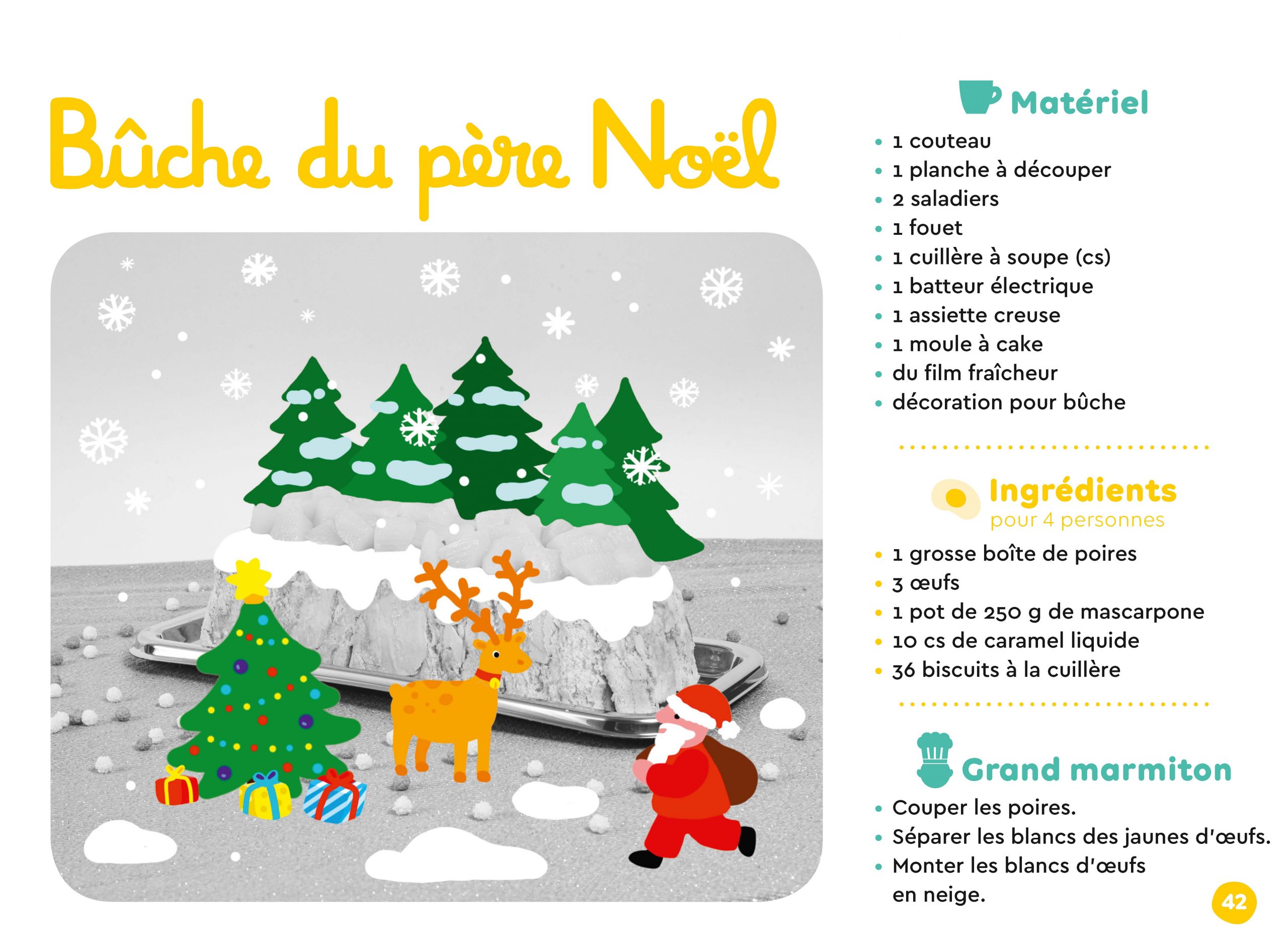 Une idée d'activité gourmande et facile : la recette de la bûche de Noël