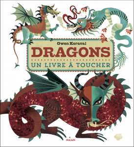 Dragons un livre à toucher-couverture