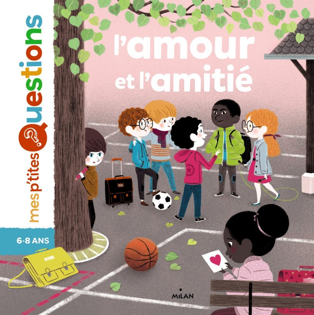 Couverture du livre l'amour et l'amitié, collection mes p'tites questions