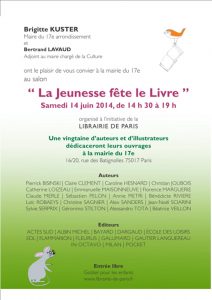 la jeunesse fête le livre auteurs