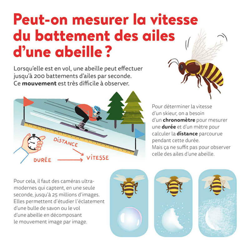 Peut-on mesurer la vitesse du battement des ailes d'une abeille ?