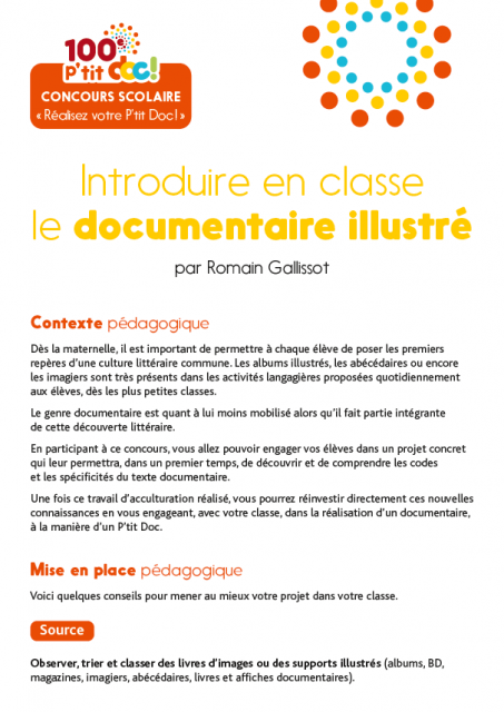 Fiche péda_Documentaire illustré en classe