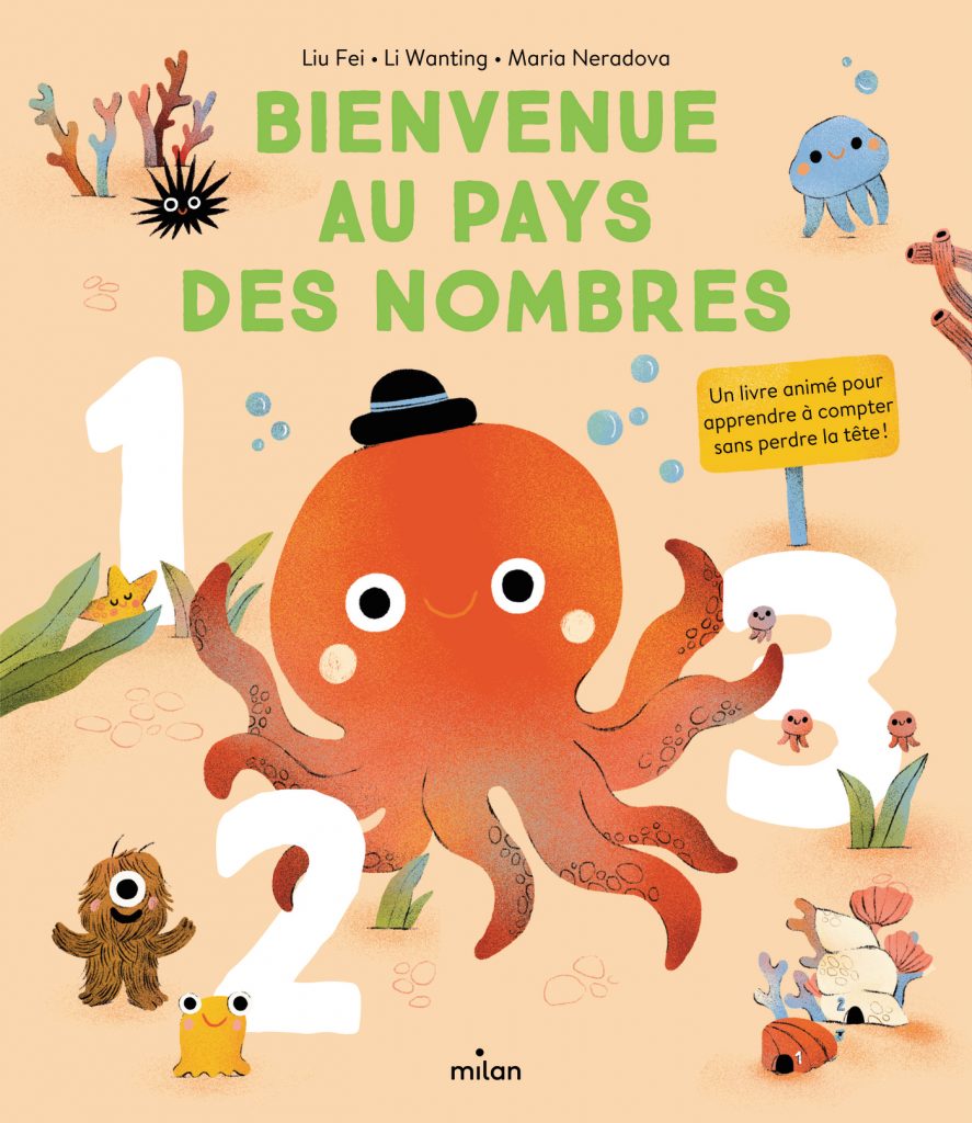 Couverture de "Bienvenue au pays des nombres"