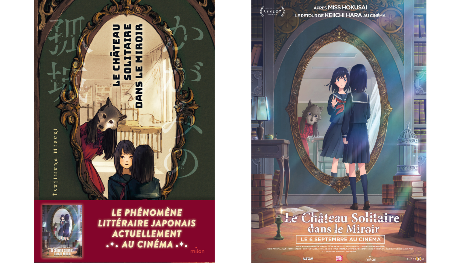 Le Chateau Solitaire Dans Le Miroir Livre www.editionsmilan.com