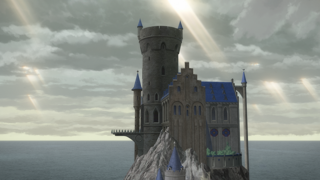 Image extraite du film montrant le château où se retrouve Kokoro après avoir traversé son miroir