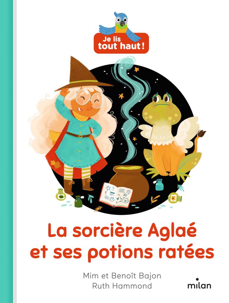 Couverture de La sorcière Aglaé et ses potions ratées