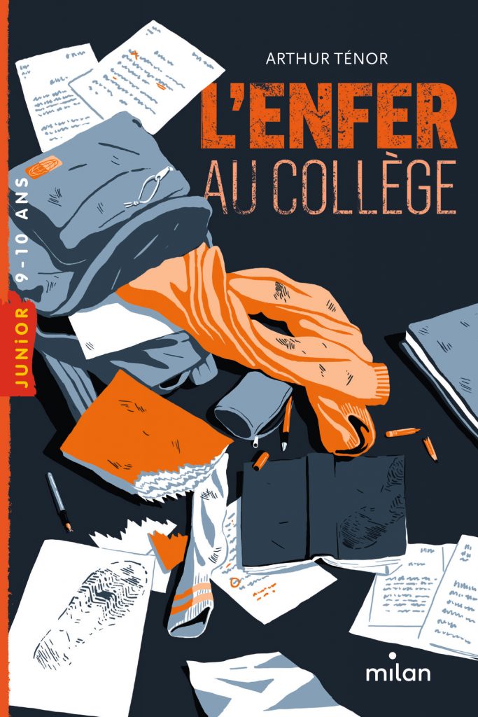 Couverture de "L'enfer au collège"