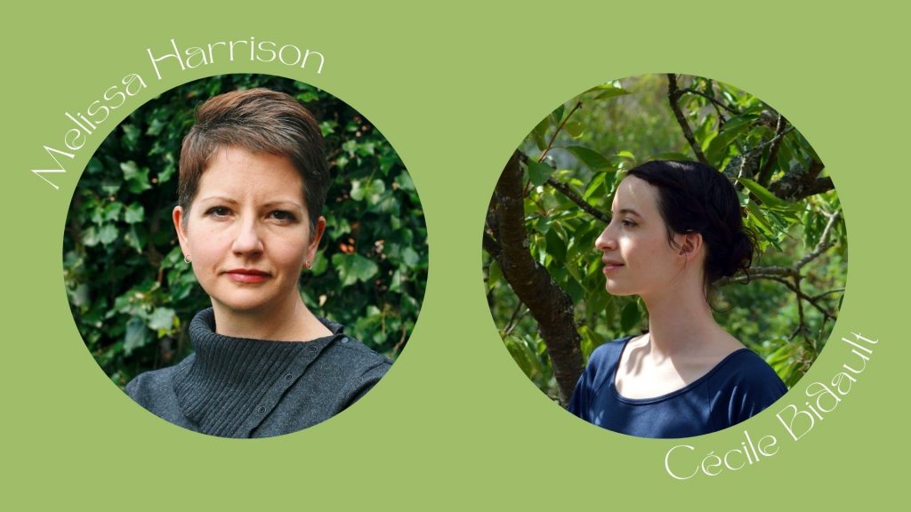 Portraits de l'autrice Melissa Harrison et de l'illustratrice Cécile Bidault