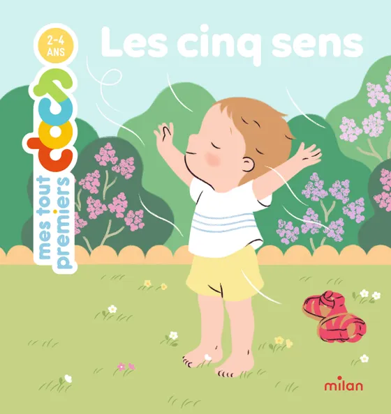 Livre Les 5 sens Milan pour les enfants dès 2 ans