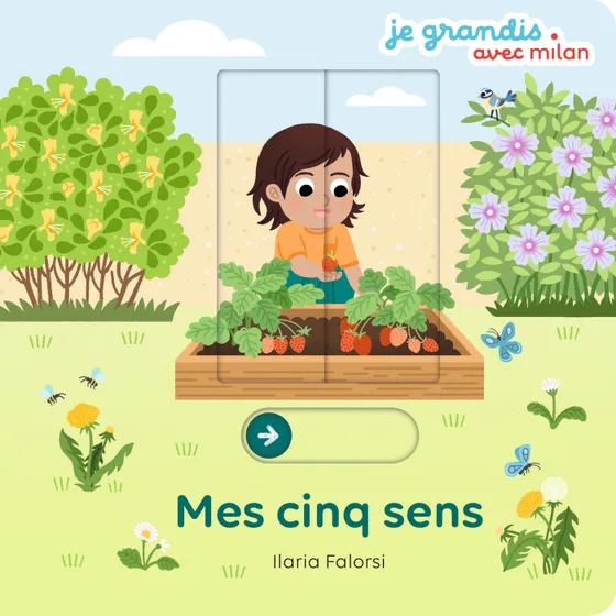 Livre Mes 5 sens Milan pour les enfants dès 1 an